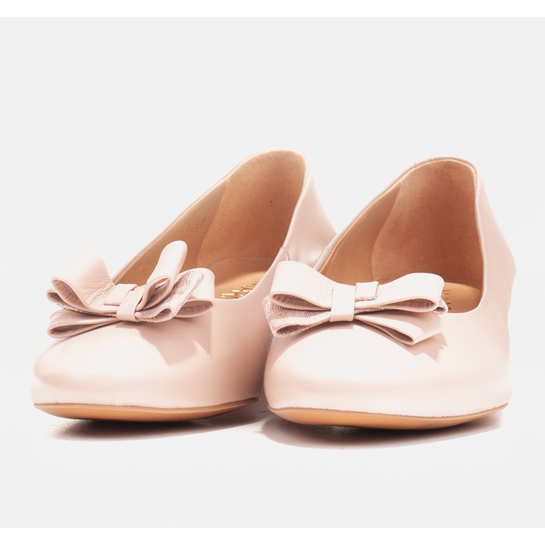 Marco Shoes Eleganti ballerine rosa 1811P con fiocco 1