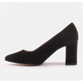 Marco Shoes Décolleté nere 1066P con tacco nero 2
