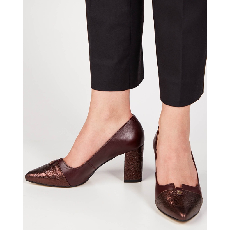 Marco Shoes Décolleté da donna Marco 1411P rosso multicolore 1