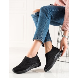 Renda Scarpe sportive traforate slip-on nero 2