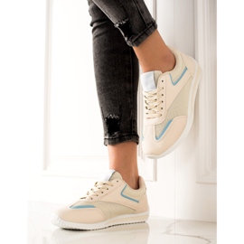 TRENDI Scarpe sportive leggere beige 1