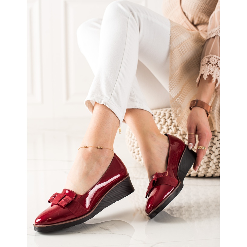 Scarpe Vinceza laccate rosso multicolore 1