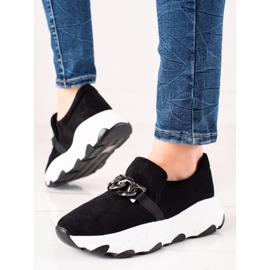 W. Potocki Sneakers Potocki in pelle scamosciata nero 1