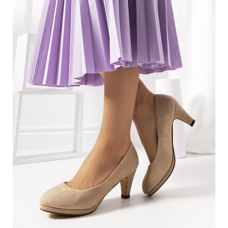 Décolleté da donna Alves beige 1