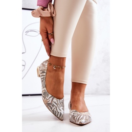 Ballerine da donna Laura Messi Leather Golden 2193 multicolore 1