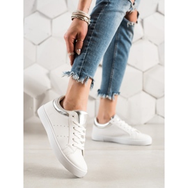 TRENDI Scarpe Sportive Bianche Con Ecopelle bianco 1
