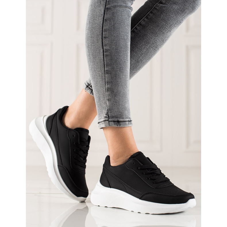 TRENDI Sneakers nere per scarpe sportive nero 1