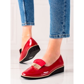 Goodin Scarpe leggere con ornamento rosso 1
