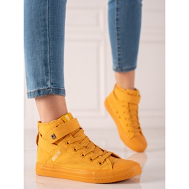 Sneakers Alte Big Star FF274581 giallo 1