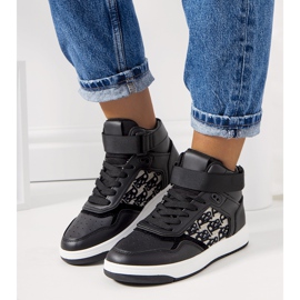 PA1 Sneakers Kansas da donna nere nero 2