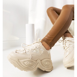 Sneakers beige da donna Tammie 1