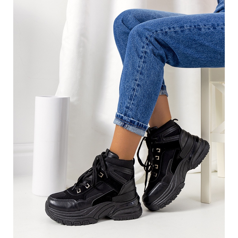 Sneakers nere di Muncy nero 1