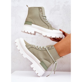 PS1 Stivali allacciati verdi fedeli verde 1