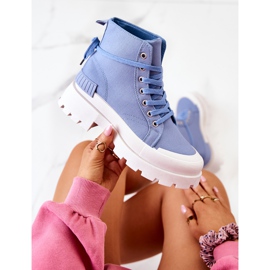 PS1 Stivali allacciati blu fedeli 1