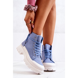 PS1 Stivali allacciati blu fedeli 2