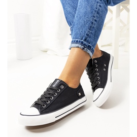 Sneakers classiche Big Star nere DD274338 bianca nero 1