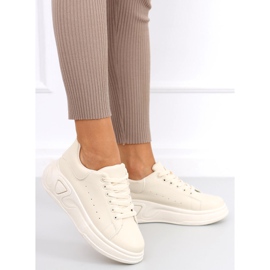 Scarpe con suola alta Nebu Beige 1
