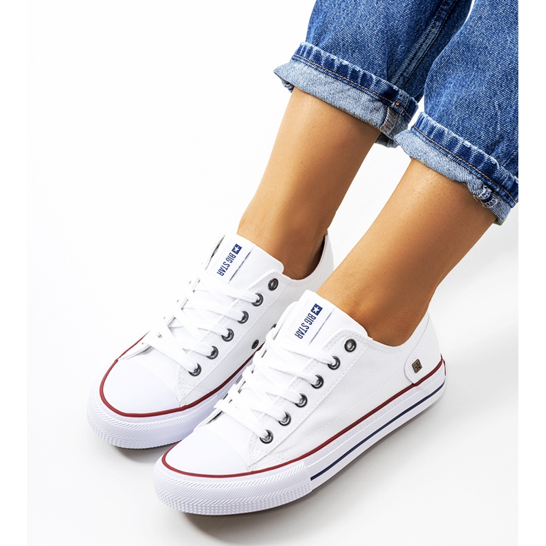 Big Star classiche sneakers bianche Elise bianca 1