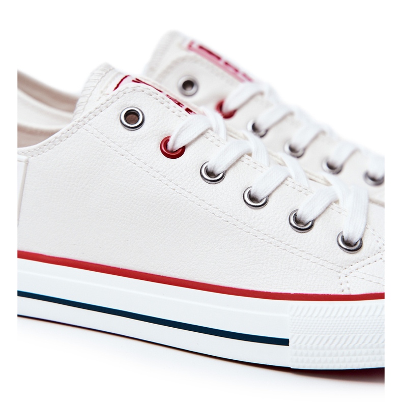 Sneakers da Uomo in Pelle Big Star JJ174069 Bianche bianco 1