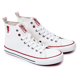 Sneakers Alte Da Uomo In Pelle Big Star JJ174071 Bianche bianca 2