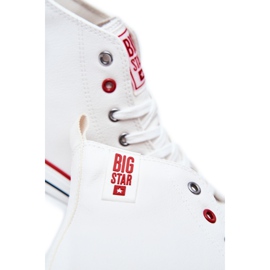 Sneakers Alte Da Uomo In Pelle Big Star JJ174071 Bianche bianco 1