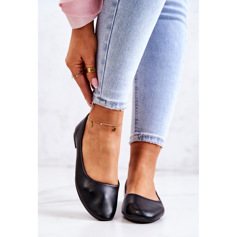 Ballerine classiche in pelle Nere nero 2