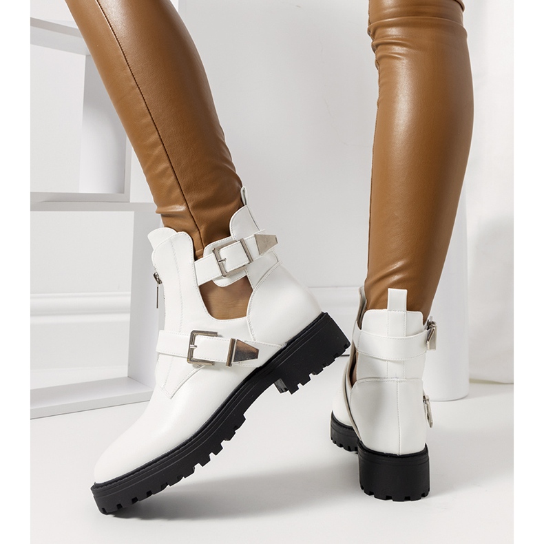 Stivali da donna Sigley bianchi bianco 2