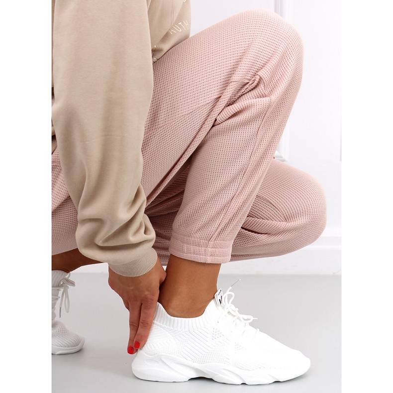 Fresto Scarpa sportiva a calzino bianco 2