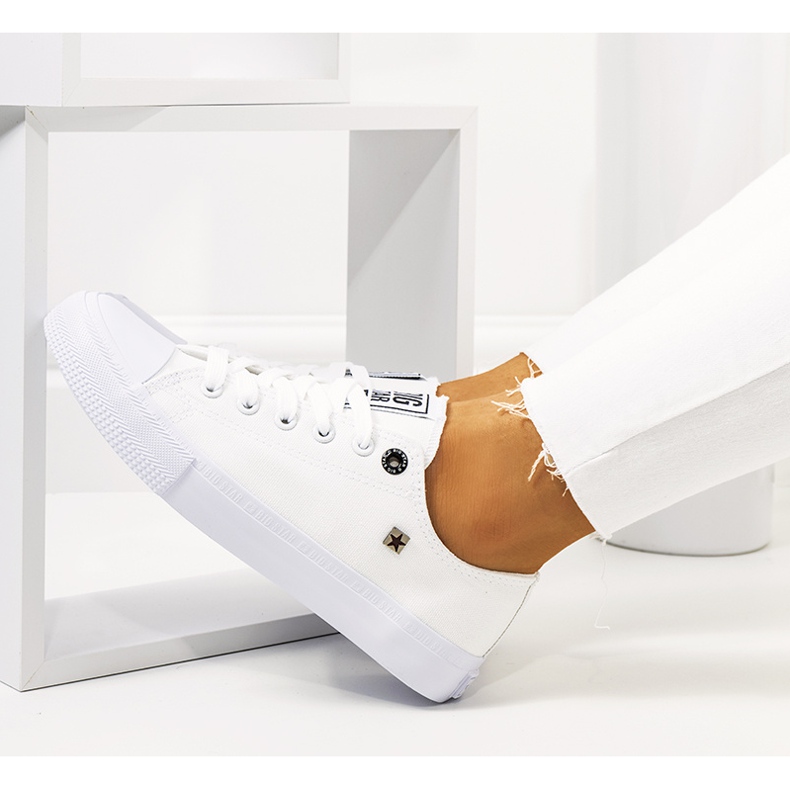 Sneakers bianche da donna Big Star AA274010 bianca 1