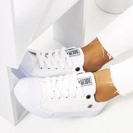 Sneakers bianche da donna Big Star AA274010 bianco 2