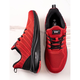 Scarpe sportive da uomo DK nero rosso 1