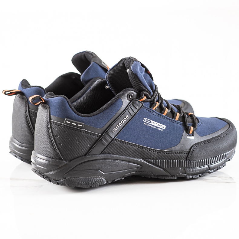 Scarpe da trekking da uomo DK nero blu navy 2