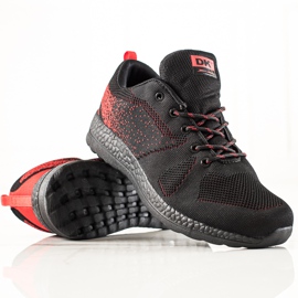 DK Sneakers da uomo nere e rosse nero rosso 1