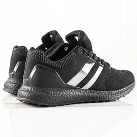 DK Scarpe sportive da uomo con cinturini nero 1
