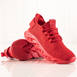 TRENDI Scarpe sportive da uomo alla moda rosso 2