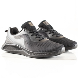 TRENDI Scarpe sportive leggere nero grigio 2