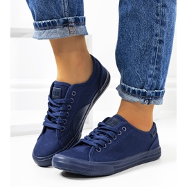 Sneakers da donna Big Star blu navy JJ274067 2