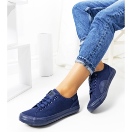 Sneakers da donna Big Star blu navy JJ274067 1
