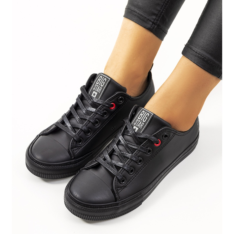 Sneakers nere da donna Big Star JJ274006 nero 1
