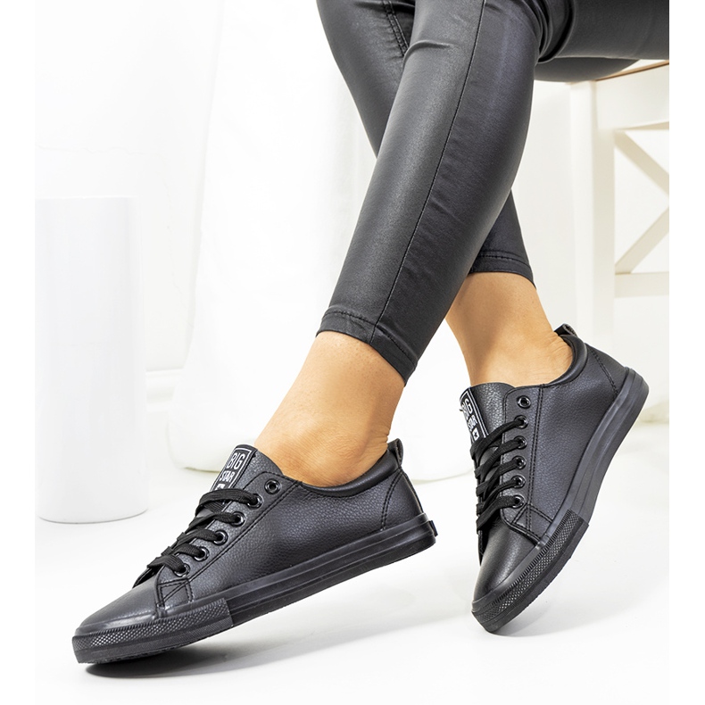 Sneakers nere da donna Big Star JJ274312 nero 1
