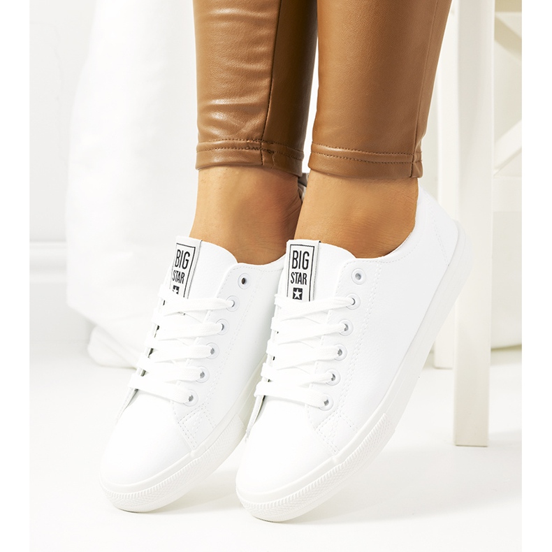 Sneakers bianche da donna Big Star JJ274311 bianco 1