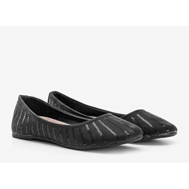 Ballerine nere con paillettes Boo nero 1
