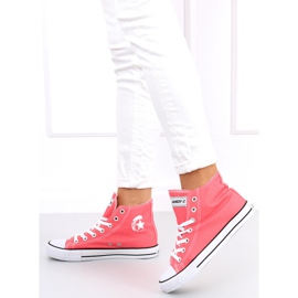 Sneakers alte alla caviglia Ingi Silver Red rosso rosa 1