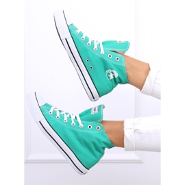 Sneakers alte alla caviglia di Inga L.GREEN verde 2