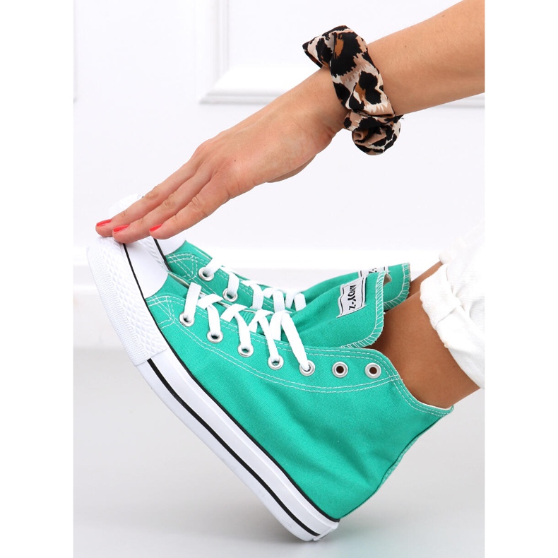Sneakers alte alla caviglia di Inga L.GREEN verde 1