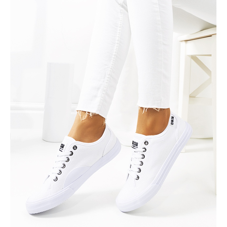 Sneakers da donna Big Star White W274835 bianca 1
