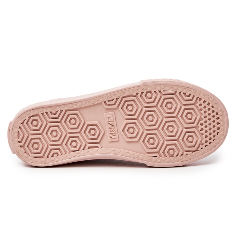Sneakers in pelle Big Star JJ374022 Nude rosa 2