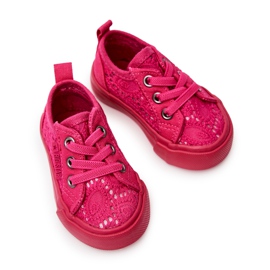 Sneakers traforate Big Star JJ374015 Rosa 1