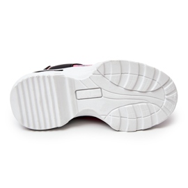 FR1 Scarpe sportive nere in pelle di serpente Gabbie nero rosa 1