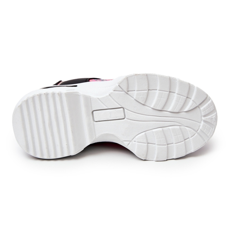 FR1 Scarpe sportive nere in pelle di serpente Gabbie nero rosa 1